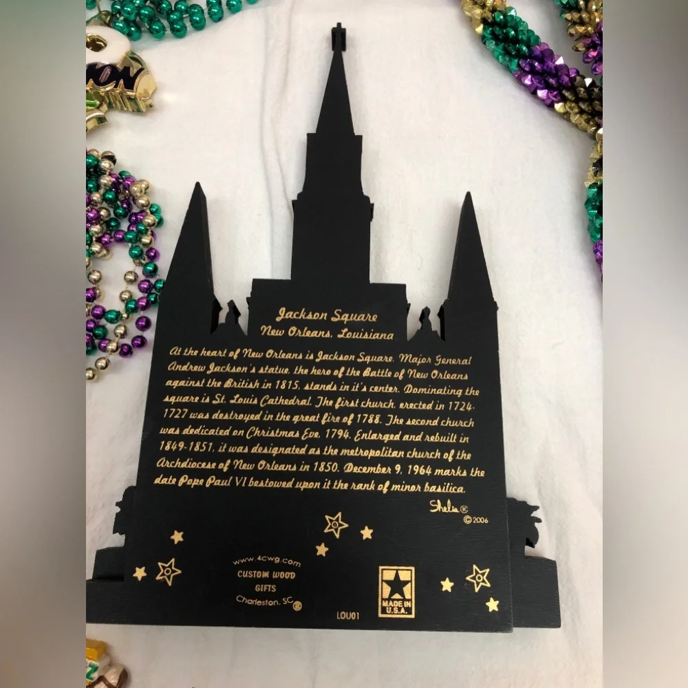 New Orleans, LA., Jackson Square, St. Louis Cathedral Minor Basilica . Souvenir - Picture 5 of 12